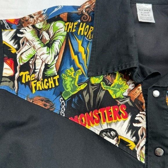 Hemet Hollywood Monsters Short Sleeve Shirt - Picture 2 of 8